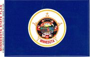 Minnesota Flag Decal Stickers