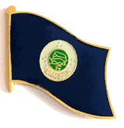 Minnesota Flag Lapel Pin - Single - Old Version