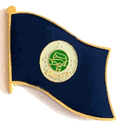 Minnesota Flag Lapel Pin - Single - Old Version