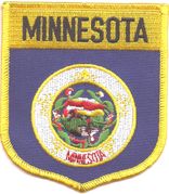 Minnesota Flag Patch - Shield