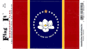 Mississippi  Flag Decal Stickers - New Design