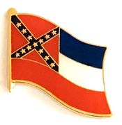 Mississippi Flag Lapel Pin - Single - Old Version