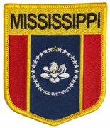 Mississippi Flag Shield Patch