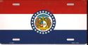 Missouri Flag License Plate