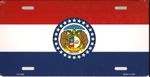 Missouri Flag License Plate
