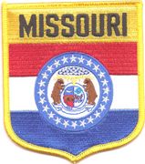 Missouri Flag Shield Patch
