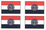 Missouri Flag Stickers
