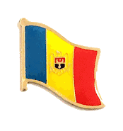 Moldova Flag Lapel Pin - Single