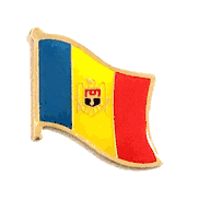 Moldova Flag Lapel Pin - Single