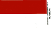 Monaco Flag Decal Sticker
