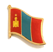 Mongolia Flag Lapel Pin - Single