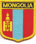 Mongolia Flag Shield Patch