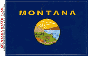 Montana Flag Decal Stickers