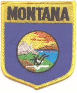 Montana Flag Shield Patch