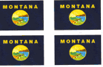Montana Flag Stickers