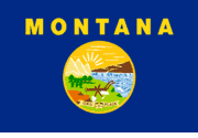 Montana State Nylon Flags - All Popular Sizes