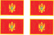Montenegro Flag Stickers