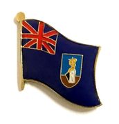 Montserrat Flag Lapel Pin - Single