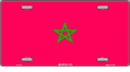 Morocco Flag License Plate