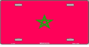 Morocco Flag License Plate