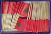 Morocco Flag Toothpicks