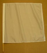 Motorcycle Racing Flag White 