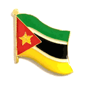 Mozambique Flag Lapel Pin - Single
