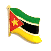 Mozambique Flag Lapel Pin - Single