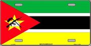 Mozambique Flag License Plate