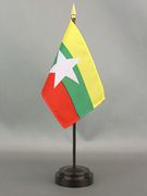 Myanmar (Burma) Miniature Flag 