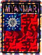 Myanmar (Burma) Vinyl Reflective Decal