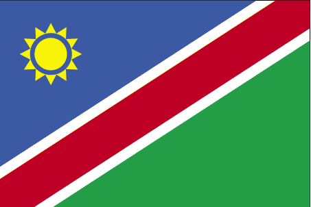 Toppa ricamata con bandiera della Namibia - Italia
