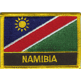 U24 toppa Namibia Bandiera Bandiera Aufbuegler Patch 9 x 6 cm