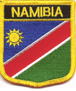 Namibia Flag Shield Patch