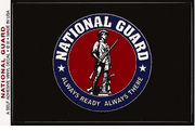 National Guard Flag Decal - Large
