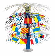Nautical Flag Cascade Centerpiece