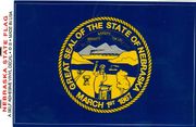 Nebraska Flag Decal Stickers