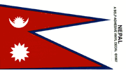 Nepal Flag Decal Sticker