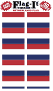 Netherlands Flag Stickers 50 Stickers per package