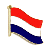 Netherlands Flag Lapel Pin - Single