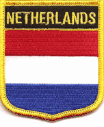 Netherlands Flag Shield Patch