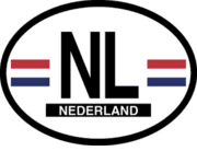 Netherlands Flag It Oval Decal