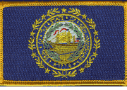 New Hampshire Flag Patch