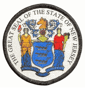 New Jersey State Seal Patch
