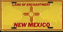 New Mexico Flag License Plate