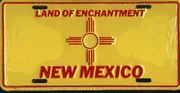 New Mexico Flag License Plate
