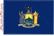 New York Flag Decal Stickers