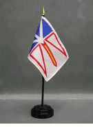 Newfoundland Deluxe Miniature Desk Flag