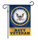 US Navy Veteran Garden Flag