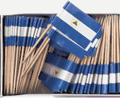 Nicaragua Flag Toothpicks